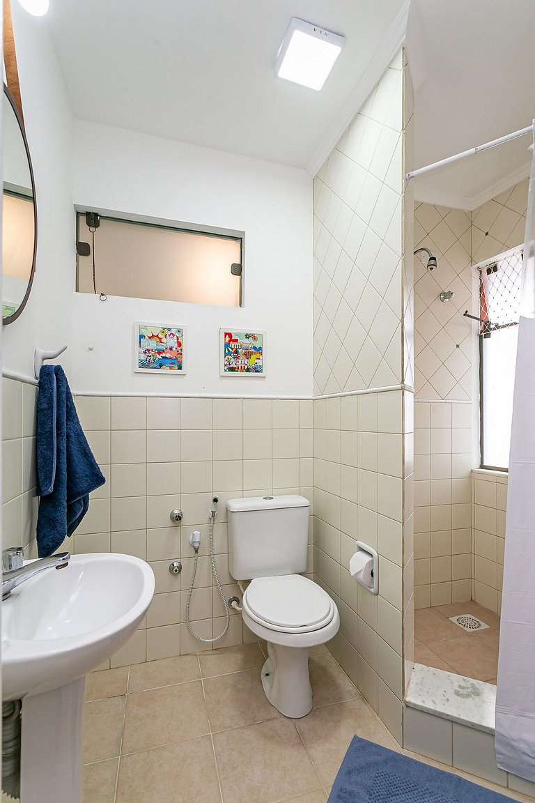 1 minuto a pé da praia com vista e paz