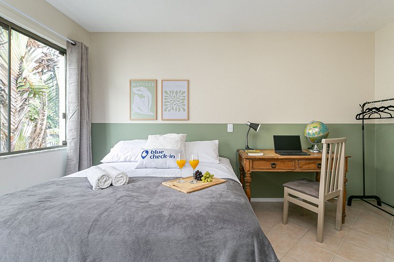 A 1 minuto a pie de la playa con vista y tranquilidad