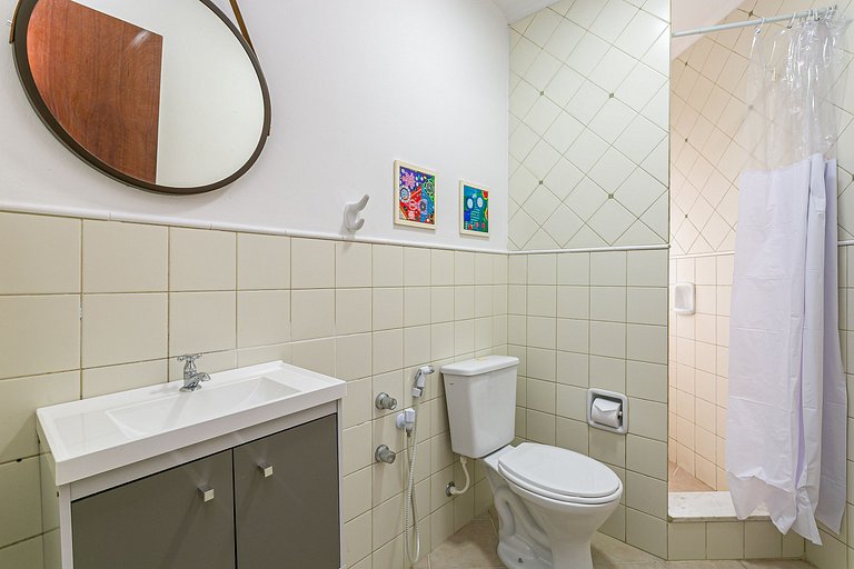 1 minuto a pé da praia com vista e paz