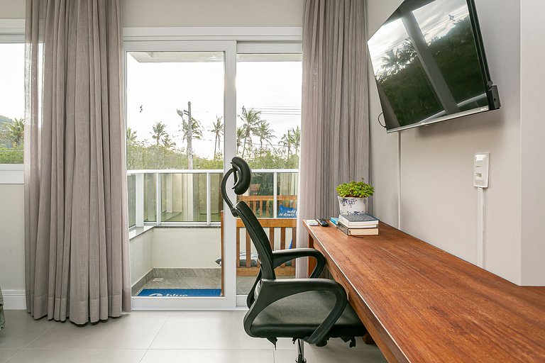 Studio incrível com piscina e conforto