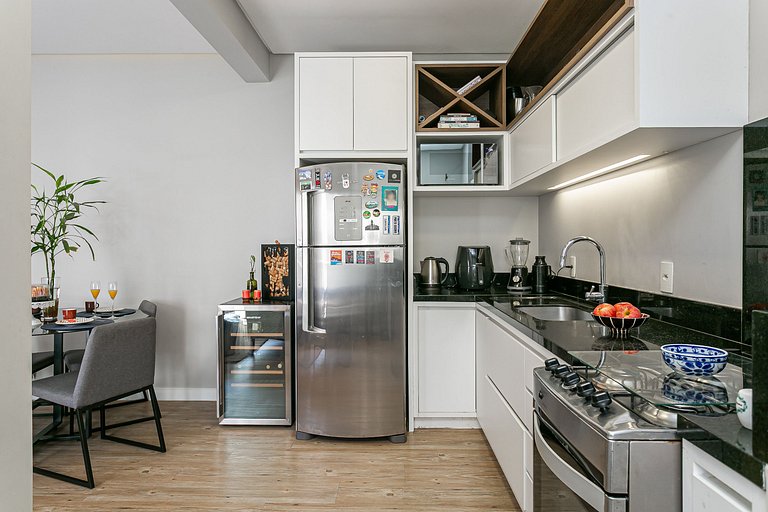 Passos do Mar: com churrasqueira e conforto.