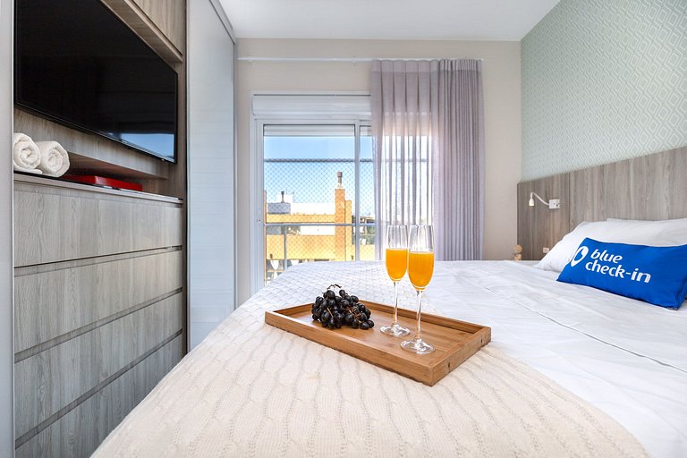 Penthouse mit privatem Jacuzzi, 500 m zum Meer