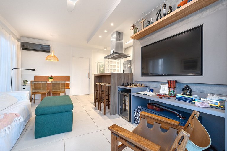 Penthouse mit privatem Jacuzzi, 500 m zum Meer