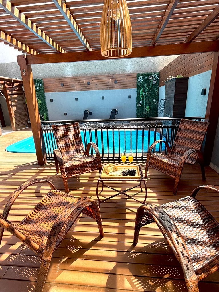 Haus direkt am Strand: Pool Grill Jacuzzi und mehr