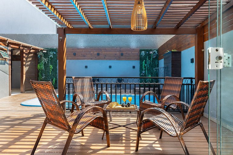 Casa frente al mar: piscina churrasquera jacuzzi y más