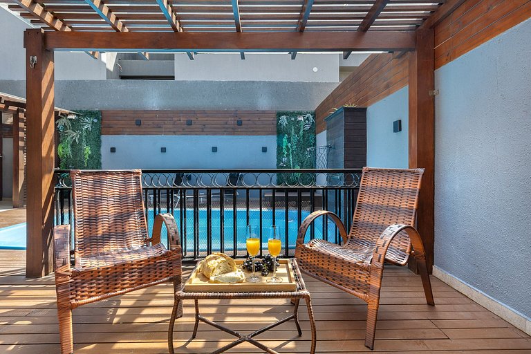 Casa pé na areia: piscina churrasqueira jacuzzi e+