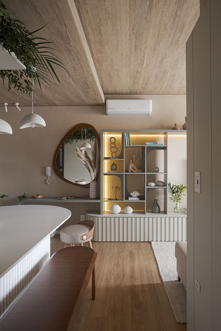 Pé na Areia com Luxo Piscina e Churrasqueira