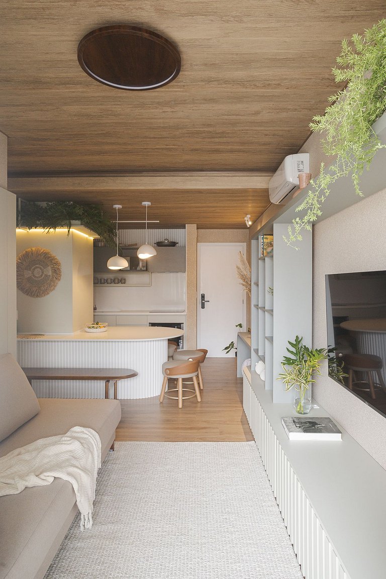 Pé na Areia com Luxo Piscina e Churrasqueira