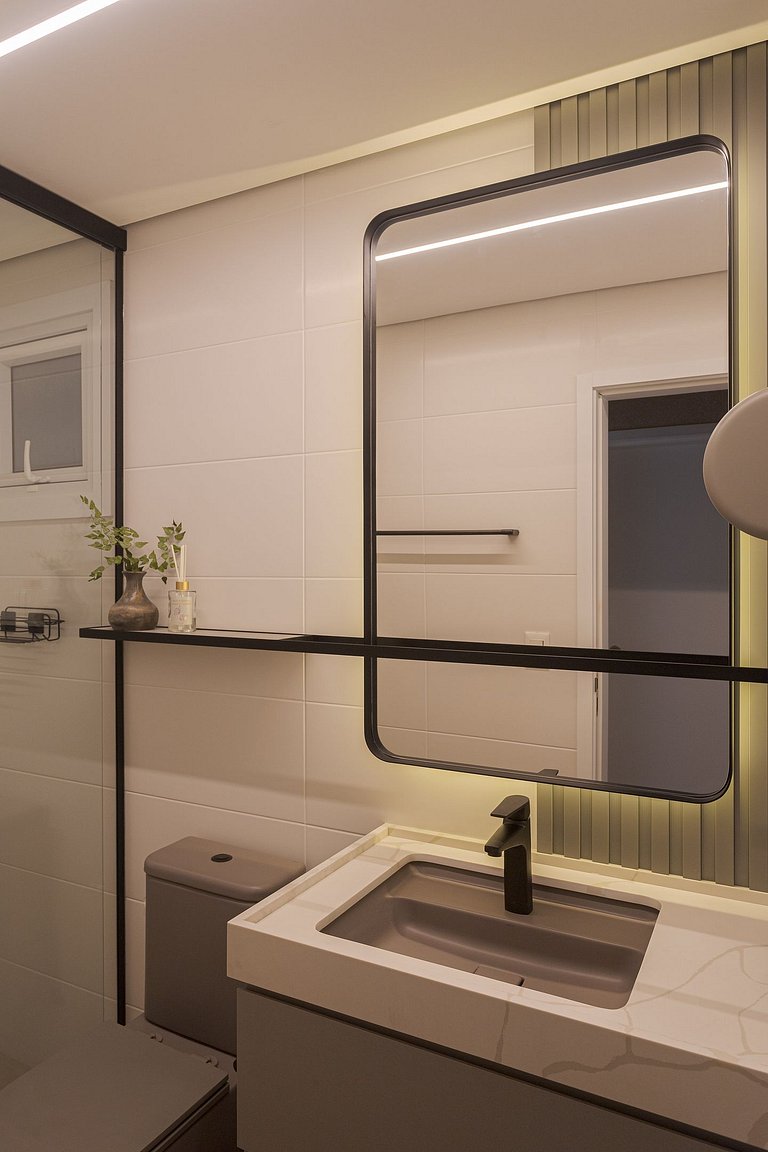 Pé na Areia com Luxo Piscina e Churrasqueira