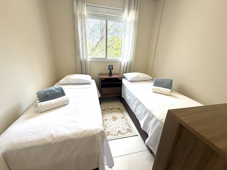 Novo Campeche: 500m do mar, condomínio clube Moana