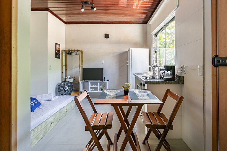 Stúdio #05 Praia Armação em meio a Natureza e Paz