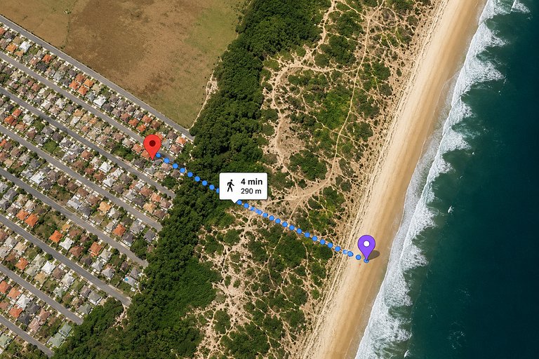 Casa pé na areia: piscina churrasqueira jacuzzi e+