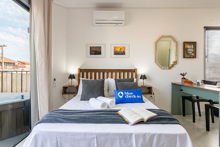 Voll ausgestattetes Studio mit Whirlpool im Campeche